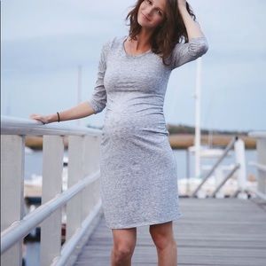Long-Sleeved Maternity Dress